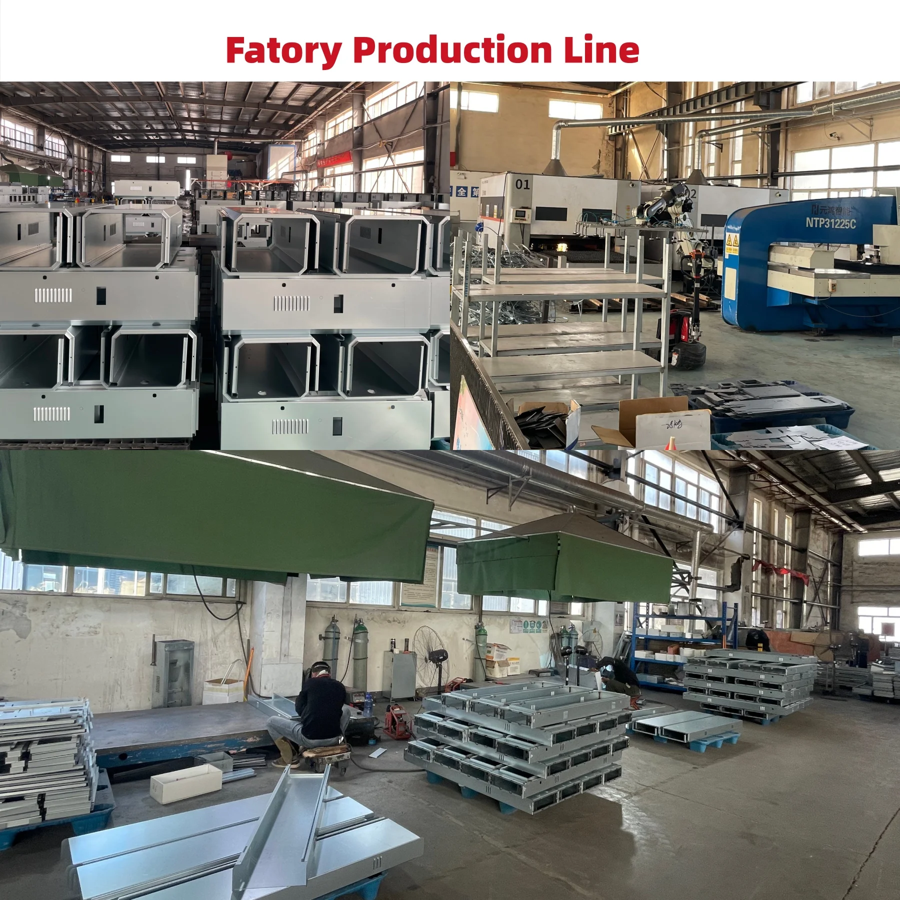 Advanced robotic production infrastructure for smart automated security gate manufacturing